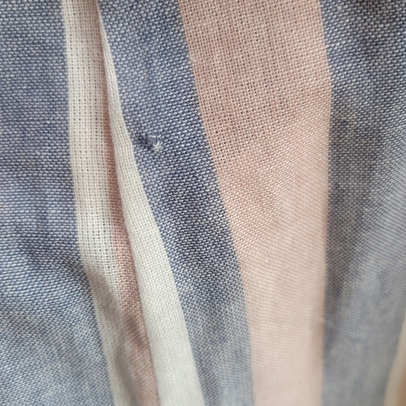 ASOS Striped Linen Top and Skirt Set Sz6 - Picture 6 of 9